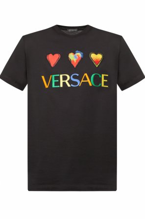 Logo-embroidered t-shirt, zdjęcie 1 Logo-embroidered t-shirt od Versace